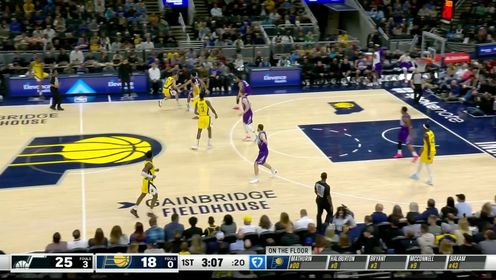 特纳26+7+6帽 西卡22+5+5 塞克斯顿27分 步行者送爵士8连败