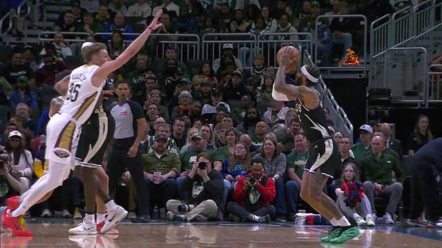 字母哥28+11+5 小波特20+5+7+5断 雄鹿4人17+轻取残阵鹈鹕