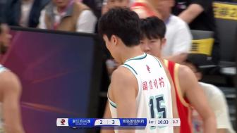 胡金秋8+7 孙铭徽复出4分 杨瀚森14+5 广厦大胜1-0青岛