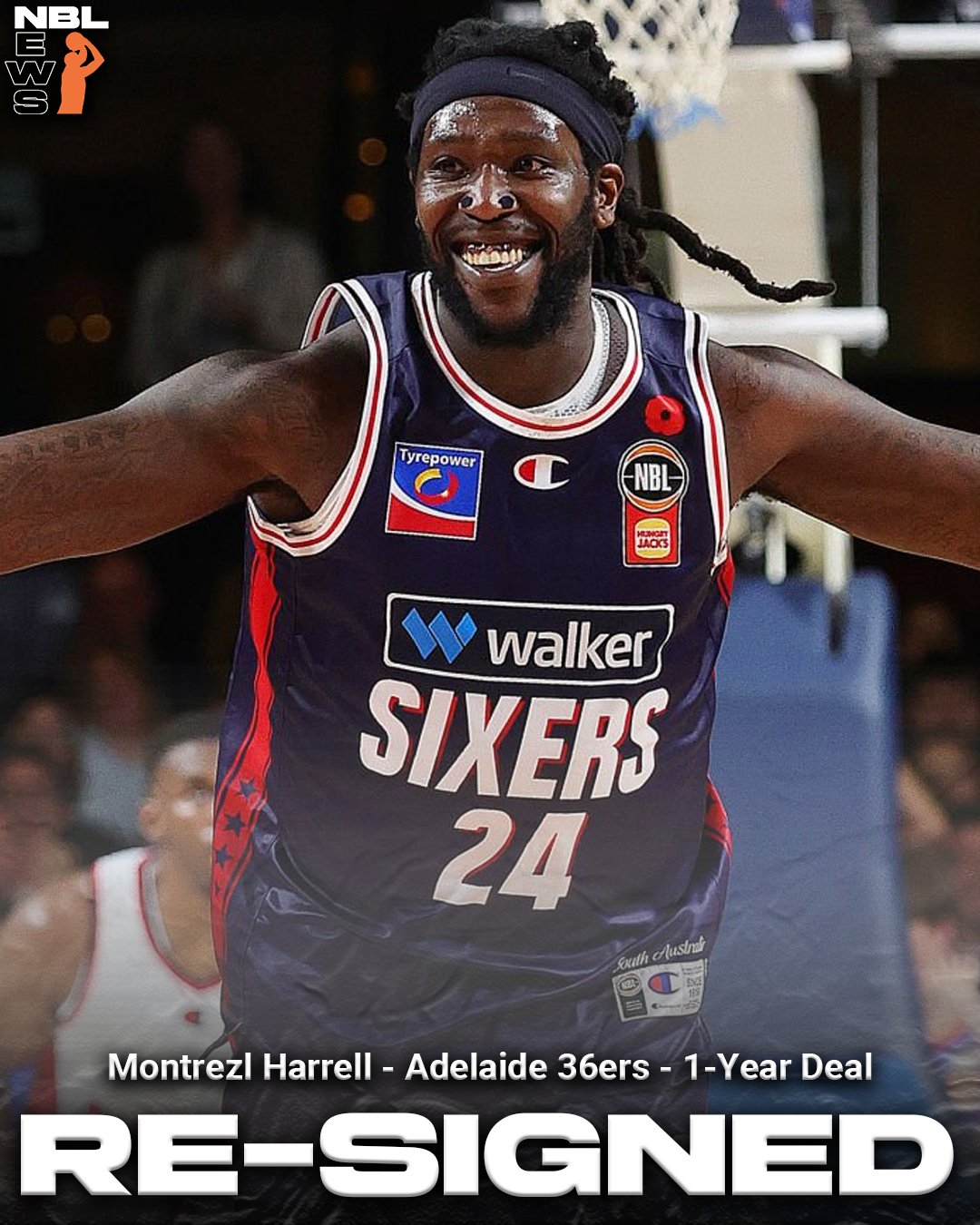 场均20.5+9.3！哈雷尔和36人队续约 上赛季浙江&新疆曾因他闹风波